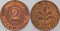 Kleinmünzen 2 Pfennig Bundesrepublik Deutschland -