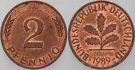 Kleinmünzen 2 Pfennig Bundesrepublik Deutschland -