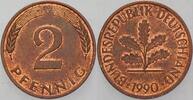 Kleinmünzen 2 Pfennig Bundesrepublik Deutschland -