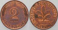 Kleinmünzen 2 Pfennig Bundesrepublik Deutschland -