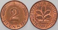 Kleinmünzen 2 Pfennig Bundesrepublik Deutschland -