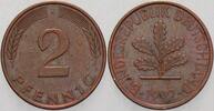 Kleinmünzen 2 Pfennig Bundesrepublik Deutschland -