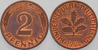 Kleinmünzen 2 Pfennig Bundesrepublik Deutschland -