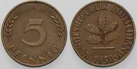 Kleinmünzen 5 Pfennig Bundesrepublik Deutschland -