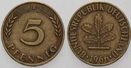 Kleinmünzen 5 Pfennig Bundesrepublik Deutschland -