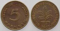 Kleinmünzen 5 Pfennig Bundesrepublik Deutschland -