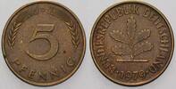 Kleinmünzen 5 Pfennig Bundesrepublik Deutschland -