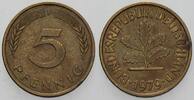 Kleinmünzen 5 Pfennig Bundesrepublik Deutschland -