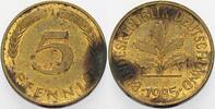 Kleinmünzen 5 Pfennig Bundesrepublik Deutschland -