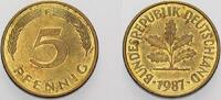 Kleinmünzen 5 Pfennig Bundesrepublik Deutschland -