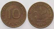 Kleinmünzen 10 Pfennig Bundesrepublik Deutschland -