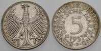 5 Mark Kursmünzen 5 Deutsche Mark Bundesrepublik Deutschland -