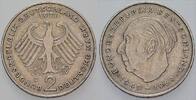 2 Mark Kursmünzen 2 Deutsche Mark Theodor Heuss -