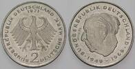 2 Mark Kursmünzen 2 Deutsche Mark Theodor Heuss -