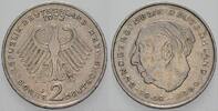 2 Mark Kursmünzen 2 Deutsche Mark Theodor Heuss -