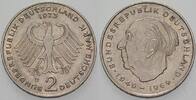 2 Mark Kursmünzen 2 Deutsche Mark Theodor Heuss -