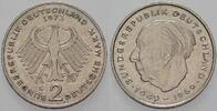 2 Mark Kursmünzen 2 Deutsche Mark Theodor Heuss -