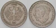 2 Mark Kursmünzen 2 Deutsche Mark Theodor Heuss -