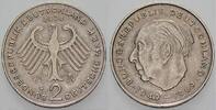 2 Mark Kursmünzen 2 Deutsche Mark Theodor Heuss -