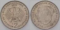 2 Mark Kursmünzen 2 Deutsche Mark Theodor Heuss -