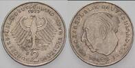 2 Mark Kursmünzen 2 Deutsche Mark Theodor Heuss -