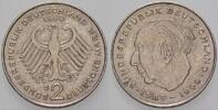 2 Mark Kursmünzen 2 Deutsche Mark Theodor Heuss -