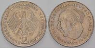 2 Mark Kursmünzen 2 Deutsche Mark Theodor Heuss -