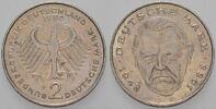 2 Mark Kursmünzen 2 Deutsche Mark Ludwig Erhard -