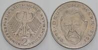 2 Mark Kursmünzen 2 Deutsche Mark Ludwig Erhard -