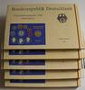 Kursmünzensätze 5 x 1 Pfennig - 5 Deutsche Mark, 12,68 DM Bundesrepublik Deutschland -