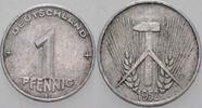 Kleinmünzen 1 Pfennig Deutsche Demokratische Republik -