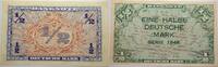 Banknoten nach Rosenberg 1/2 Deutsche Mark Bundesrepublik Deutschland 1948 -