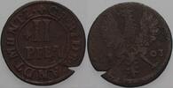 Rietberg-Grafschaft Cu 2 Pfennig Maximilian Ulrich 1699-1746 -