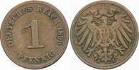 Kleinmünzen-Kaiserreich 1 Pfennig Grosser Adler -