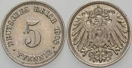 Kleinmünzen-Kaiserreich 5 Pfennig Grosser Adler -