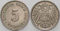 Kleinmünzen-Kaiserreich 5 Pfennig Grosser Adler -