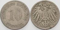 Kleinmünzen-Kaiserreich 10 Pfennig Grosser Adler -