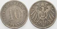 Kleinmünzen-Kaiserreich 10 Pfennig Grosser Adler -