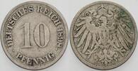 Kleinmünzen-Kaiserreich 10 Pfennig Grosser Adler -