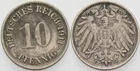 Kleinmünzen-Kaiserreich 10 Pfennig Grosser Adler -