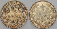 Kleinmünzen-Kaiserreich 1/2 Mark Grosser Adler -