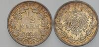 Kleinmünzen-Kaiserreich 1/2 Mark Grosser Adler -