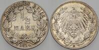 Kleinmünzen-Kaiserreich 1/2 Mark Grosser Adler -