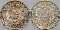 Kleinmünzen-Kaiserreich 1/2 Mark Grosser Adler -