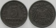 Kleinmünzen - Weimarer Republik 5 Pfennig Ersatzmünzen im ersten Weltkrieg -