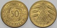 Kleinmünzen - Weimarer Republik 50 Rentenpfennig Weimarer Republik -