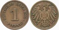 Kleinmünzen-Kaiserreich 1 Pfennig Grosser Adler -