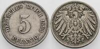 Kleinmünzen-Kaiserreich 5 Pfennig Grosser Adler -