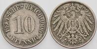 Kleinmünzen-Kaiserreich 10 Pfennig Grosser Adler -