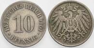 Kleinmünzen-Kaiserreich 10 Pfennig Grosser Adler -